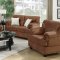 F7917 Sofa, Loveseat & Chair Set in Saddle Fabric by Poundex