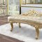 Cabriole Bench BD01468 in Gold by Acme