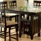 Gabriel Counter Height Dinette Set 5 Pc in Cappuccino w/Options