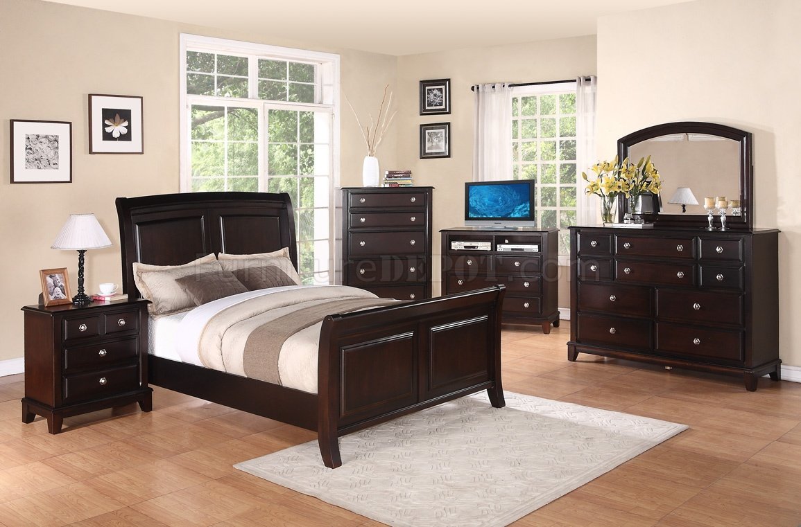 G9800 Bedroom in Cappuccino by Glory Furniture w/Options