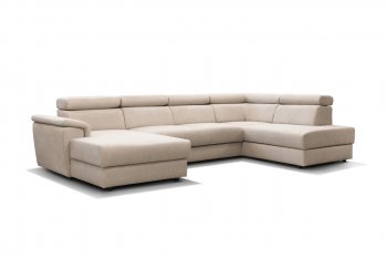 Bolt Sectional Sofa in Fabric by ESF w/Bed & Storage [EFSS-Bolt]