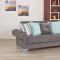 Imperial Comfort Sofa Bed in Gray Fabric by Casamode w/Options