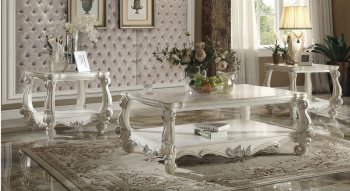 Versailles Coffee Table 82123 in Bone White by Acme w/Options [AMCT-82123-Versailles]
