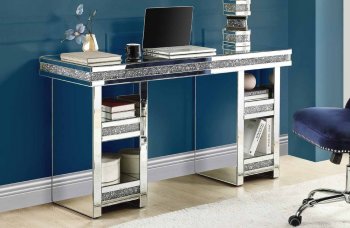 Noralie Writing Desk 93112 in Mirrored by Acme [AMOD-93112 Noralie]