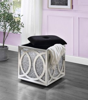 Noralie Ottoman AC00529 in Mirror by Acme