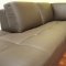 Callidora Sectional Sofa in Dark Brown Leather