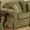 Arlington Moss Fabric Sofa & Loveseat Set w/Optional Items