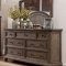 Audrey Bedroom CM7729 in Wire-Brushed Gray w/Options