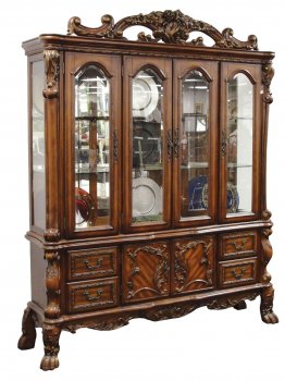 12155 Dresden Buffet with Hutch in Cherry by Acme w/Options [AMCR-12155 Dresden]