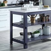 Enapay Kitchen Island AC00305 in Gray by Acme