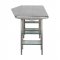 Brancaster Office Desk 92790 in Aluminum by Acme w/Options