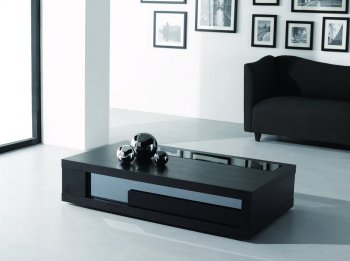 900 Coffee Table in Wenge by J&M w/ Glass Top [JMCT-900-A]