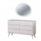 Lennart CM7386WH 5Pc Bedroom Set in White