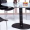 Black Base & Glass Top Modern Dining Table w/Optional Chairs