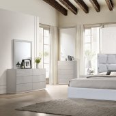 Degas Bedroom in Silver by J&M w/Optional Naples Gray Casegoods