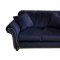 Flynn Sofa & Loveseat Set D90910 Navy Blue Fabric by Klaussner
