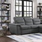 Alfio Sectional Sofa Sleeper Bed 9808SGY in Gray by Homelegance