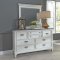 Allyson Park 5Pc Bedroom Set 417-BR -Wirebrushed White - Liberty