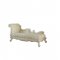 Picardy Chaise Lounge 96910 in Beige Fabric & Pearl by Acme