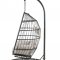 Oldi Outdoor Patio Hanging Chair 45115 in Beige & Black by Acme