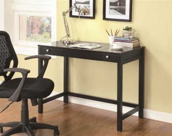 Cappuccino Finish Elegant Modern Home Office Desk [CROD-800915]