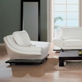 White Leather Match Modern Living Room Sofa