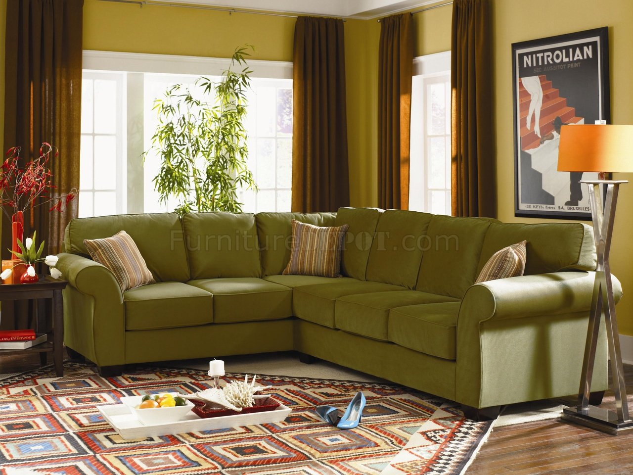 Contemporary Sectional Sofa Wynnewood U440