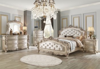 Gorsedd 27440 Bedroom in Antique White by Acme w/Options [AMBS-27440-Gorsedd]