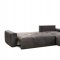 Atlantic Sectional Sofa in Fabric by ESF w/Bed