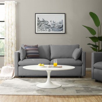 Activate Sofa in Light Gray Fabric by Modway [MWS-3044 Activate Light Gray]