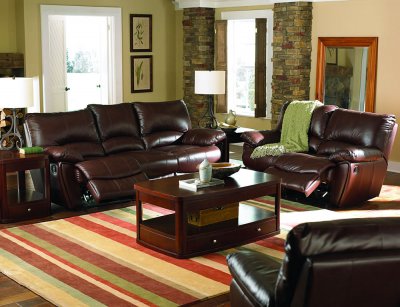 Clifford Motion Sofa 600281 in Dark Brown by Coaster w/Options