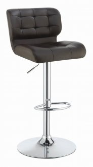 100544 Bar Stools Set of 2 in Brown Leatherette by Coaster