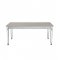 Varian Dining Table 66160 in Mirrored by Acme w/Options