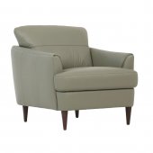 Helena Chair 54572 in Moss Green Leather by MI Piace