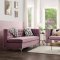 Rhett Sectional Sofa 55500 in Purple Velvet by Acme