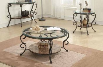 Gertrude 705148 Coffee Table 3Pc Set by Coaster w/Options [CRCT-705148 Gertrude]