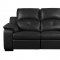 Thompson Power Motion Sofa in Black Leather by Beverly Hills