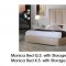 Monica Bedroom by ESF w/Beige Upholstered Storage Bed & Options