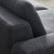 Cascade Sectional Sofa in Dark Grey Fabric by VIG