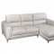 Crosby Sectional Sofa in Bone Leather by Beverly Hills