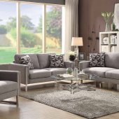 Stellan Sofa & Loveseat Set 551241 in Grey by Coaster w/Options