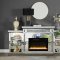 Noralie Fireplace w/Bluetooth & LED AC00518 in Mirrored by Acme