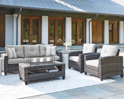 Cloverbrooke Nuvella 4Pc Outdoor Sofa Set P334 by Ashley