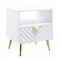 Gaines Coffee & End Tables 3Pc Set LV01139 in White by Acme