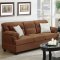 F7917 Sofa, Loveseat & Chair Set in Saddle Fabric by Poundex