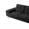 1373 Lucia Black Sofa Bed Convertible by At Home USA