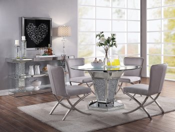 Noralie Dining Table 71285 by Acme w/Optional 71182 Chairs [AMDS-71285-71182-Noralie]