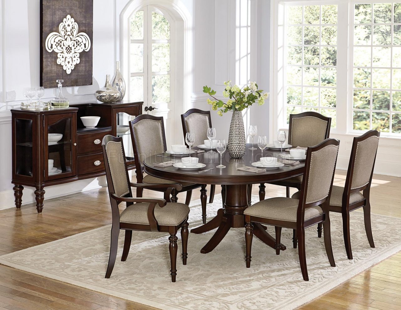 Marston 2615DC-72 Dining Table by Homelegance w/Options - Click Image to Close