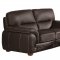 Sienna Sofa in Black Leather by Beverly Hills w/Options