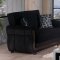 Flatbush Sofa Bed in Black Fabric by Empire w/Options